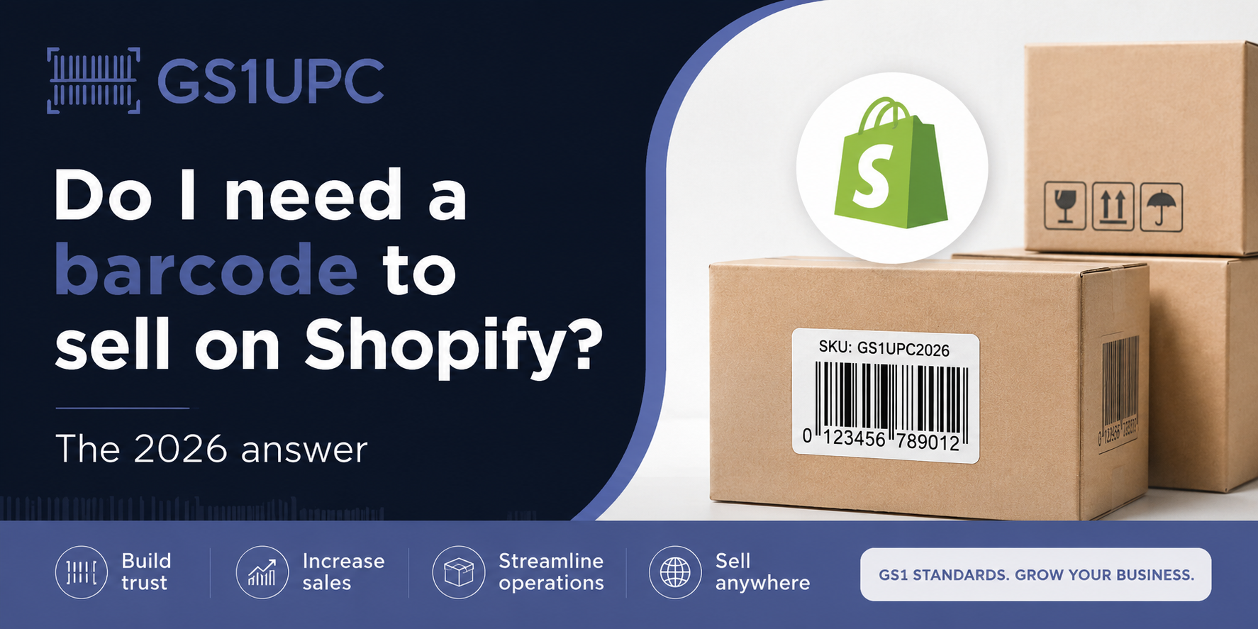 Do I Need a Barcode to Sell on Shopify? The 2026 Answer